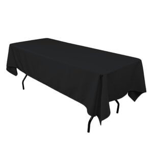 Rectangle, 52" x 114" Black