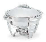 Chafing Dish, Polished ss, 4.2 Qt., Includes 1 Sterno