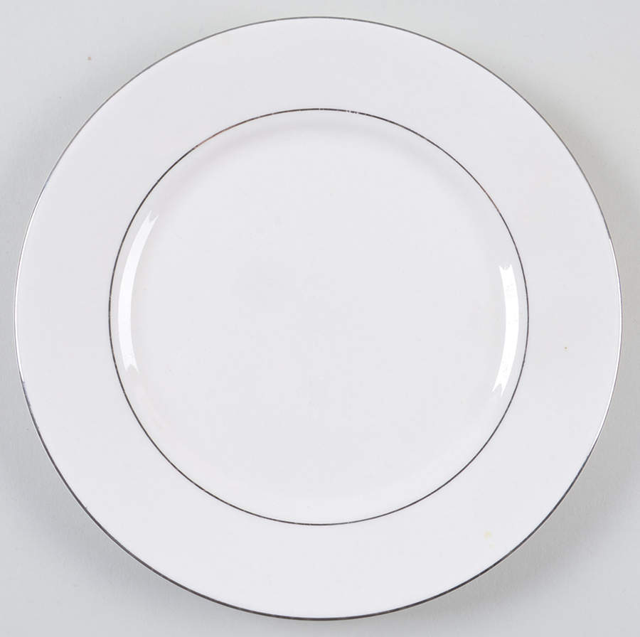 Platinum Rim, Salad/Dessert Plate