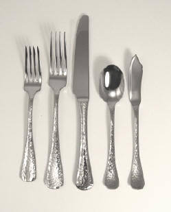 Bastia, Hammered, Dinner Knife