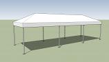 Frame, Marquee, White, 10' x 30'