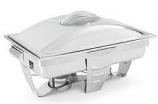 Chafing Dish, Polished ss, 9 Qt., Includes 2 Sterno