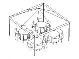 Package #1-C (15x15 Tent, up to 24 people) Package #1-C (15x15 Tent, up to 24 people)