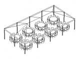 Package #4-C (20x40 Tent, up to 80 people) Package #4-C (20x40 Tent, up to 80 people)